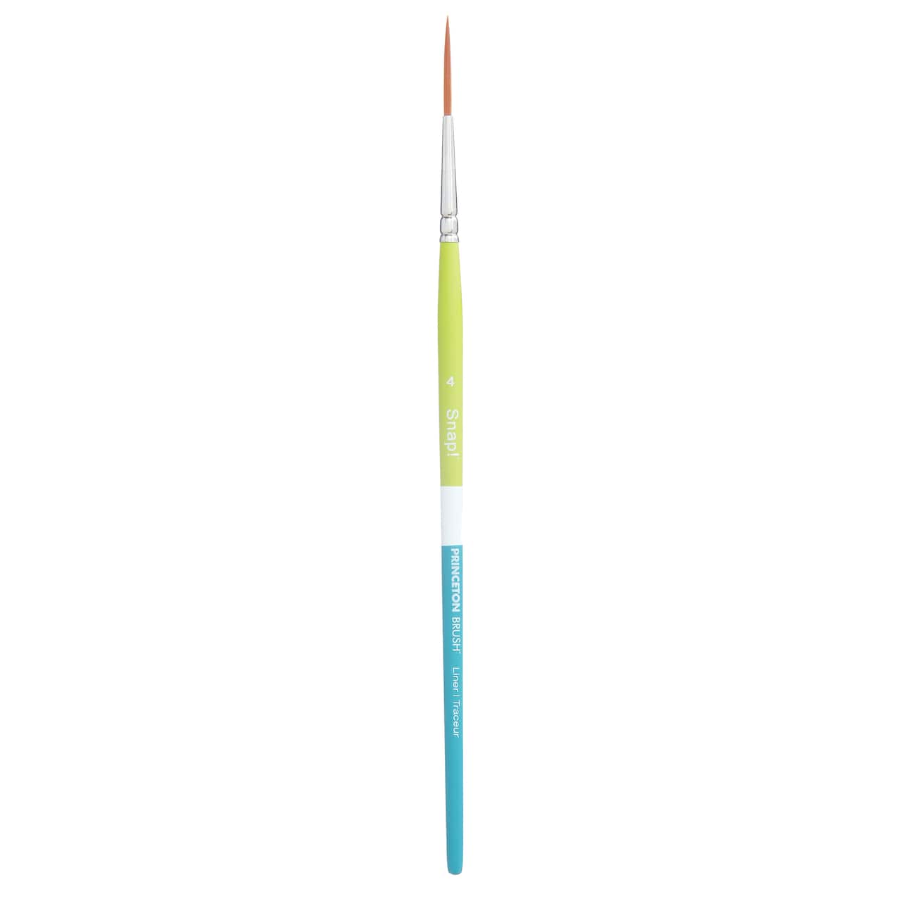 Princeton™ Snap!™ Series 9950 Synthetic Short Handle Liner Brush, Size 4